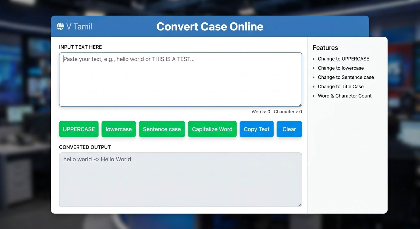 Convert Case Online